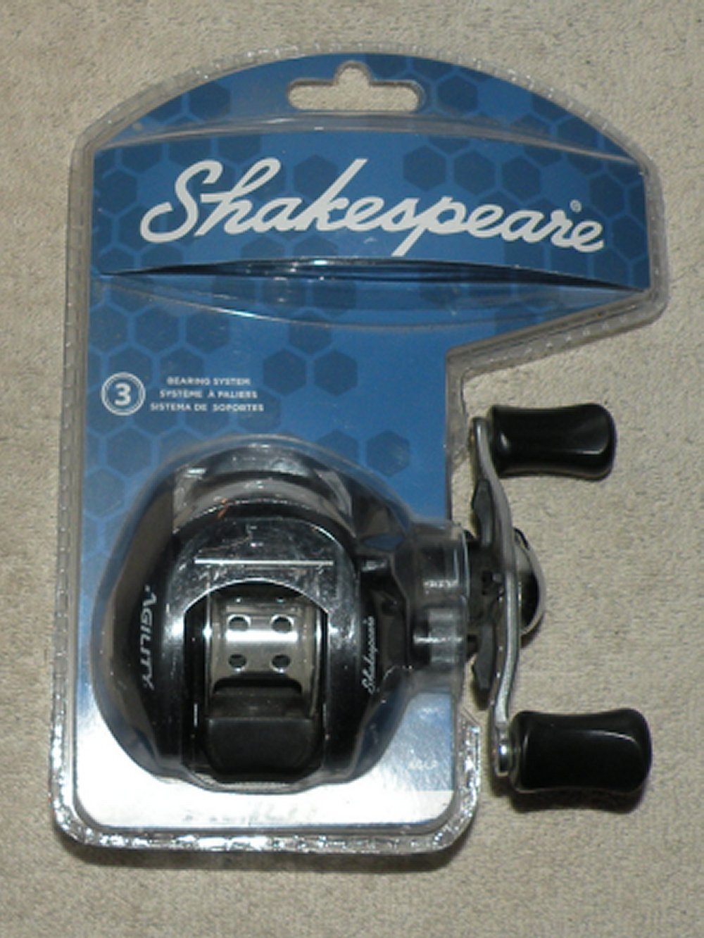 Shakespeare Agility AGLP Baitcast Reel 3BB 6.2:1 Black New